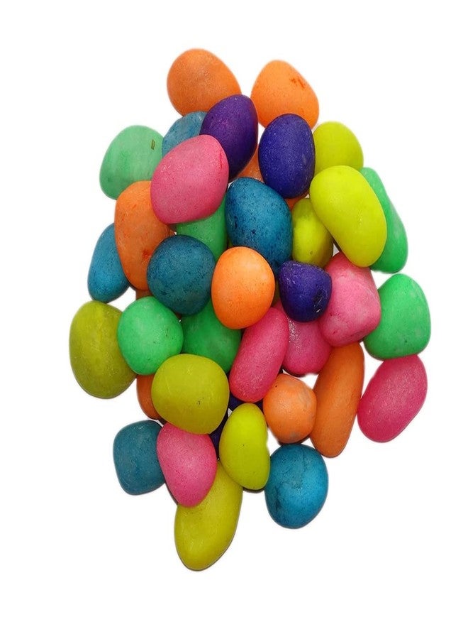 أحجار فاييناتو® الملونة المختلطة كبيرة الحجم لتزيين أحواض السمك والحدائق الداخلية (20-40 مم) بأحجام وأشكال عشوائية (2 كجم) من إنتاج بيتزلايف وورلد - Image 2